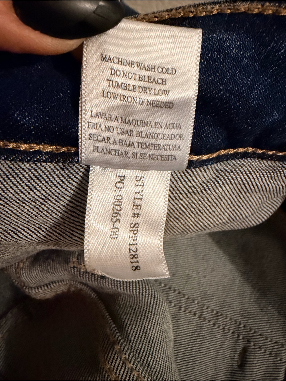 NWT Sneak Peak Women’s Dark Blue Mid Rise Flare Jeans Size 31 - Picture 7 of 7